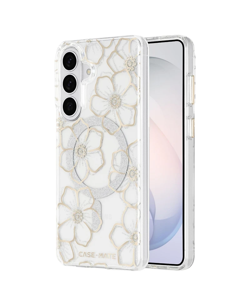 Case-Mate Floral Gems Magnetic Phone Case for Samsung Galaxy S26 Plus