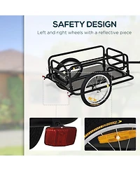 Mountaintop Multi-Functional Push-Pull Folding Wagon Cart, Rotating Handle,9"x4" Tires,400L Large Capacity for Beach, Groceries, Outdoor Transport