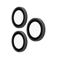 Zagg Glass Elite Tempered Glass 3-Piece Camera Lens Protection Rings, Compatible with Apple iPhone 15 Pro, 16 Pro, and 17 Pro
