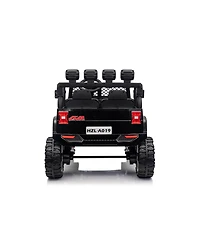 Yobtop 24V 7Ah 2-Seater Remote-Control 4WD Ride-On Jeep, Ages 3+
