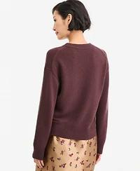 On 34th Women's Cashmere Crewneck Relaxed-Fit Sweater, Macy's Exclusive