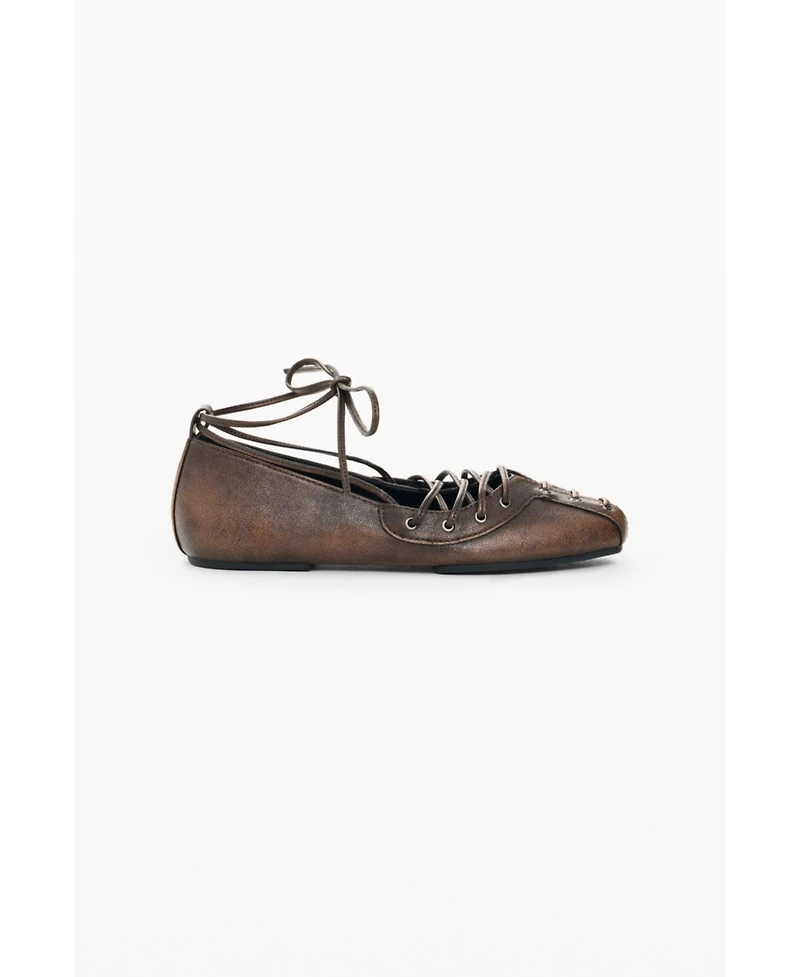 Desigual Women's Flat Sneaker.