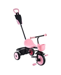 Hongge Toddler Tricycle and Stroller Combo with Parent Push Handle and Adjustable Seat Ages 18 Months to 5 Years