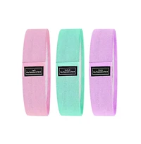 Sevorley 3-Piece Fabric Resistance Bands Set with Carry Bag