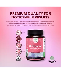 Nature's Craft G-Curve Botanical Support Capsules - Epimedium Extract, Muira Puama & Maca Root - Advanced Herbal Formula for Women - Easy to Swallow