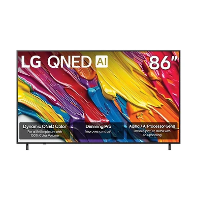 Lg 86" Class Qned82A Series 4K QNED Ai Smart webOS Tv