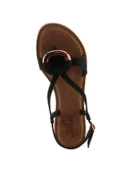 Azura Women's Classylady Suede Sandal with Upper