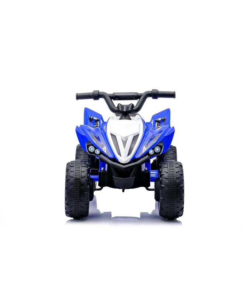 Yobtop Kids 12V Ride On Car, Dual Motor with Bluetooth Music & Led Lights, Ages 3-6