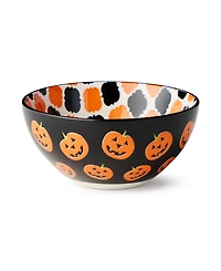 Certified International Halloween Pad Print Bowls, Set of 6