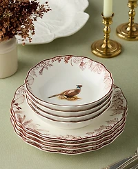 Certified International Pheasant Grove Soup Bowls, Set of 4