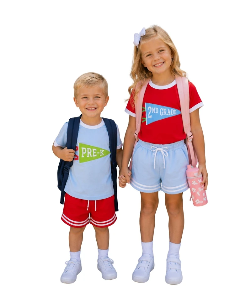Bits & Bows Kids Unisex (3T-5) Pre-k Crewneck T-Shirt