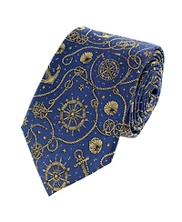 Trafalgar Men's Nautical Wonders Silk Novelty Necktie