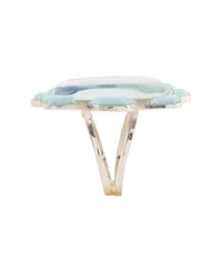 Barse Scenic Beach Blue Larimar and Silver Ring