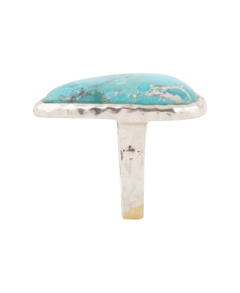 Barse Abstract Blue Turquoise and Silver Ring