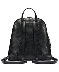 Calvin Klein Sylvie Faux Leather and Sherpa-Trim Zip-Top Messenger Backpack