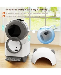 Self-Cleaning Litter Box for Multi-Cat and Senior Cats Home