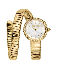 Just Cavalli Women's Glam Chic Quartz Ip Stainless Steel Bracelet Watch