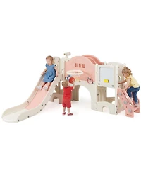 Sugift 10-in-1 Indoor Toddler Slide Set