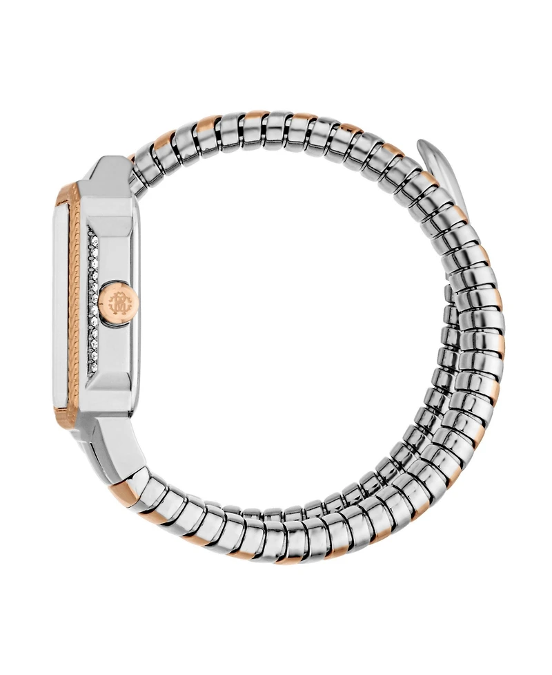 Roberto Cavalli Women's Vera Quartz Two Tone Stainless Steel Bracelet Watch