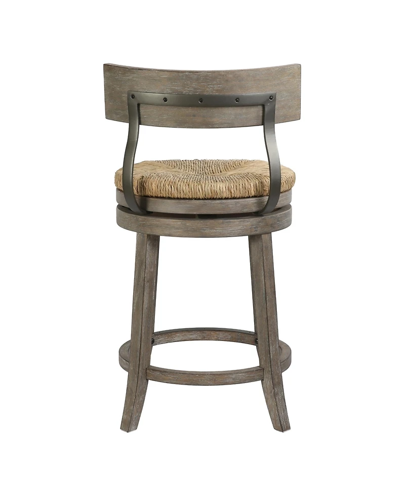 Clihome 1 Piece 26-Inch Counter Height Solid Wood Frame Bar Stool