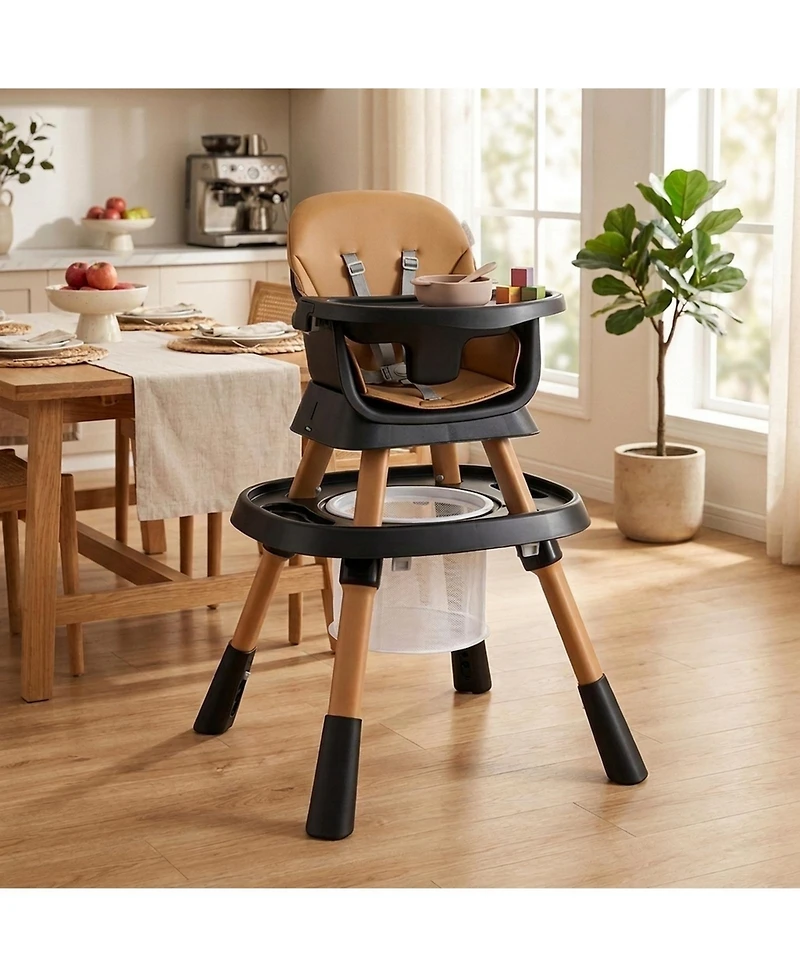 Sugift 16-in-1 Baby High Chair with Activity Center and Booster Seat for Babies and Toddlers