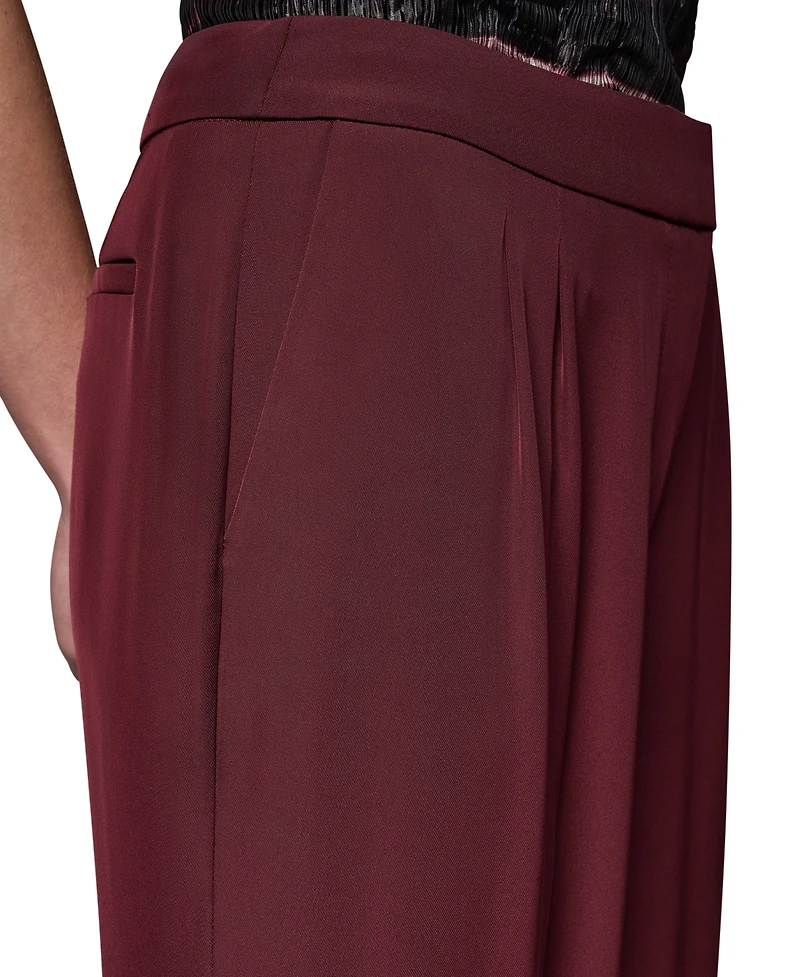 Donna Karan New York Petite High-Waisted Wide-Leg Pants, 29" Inseam