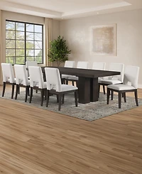 Summit 11-Piece Dining Set (Table & 10 Side Chairs), Macy's Exclusive