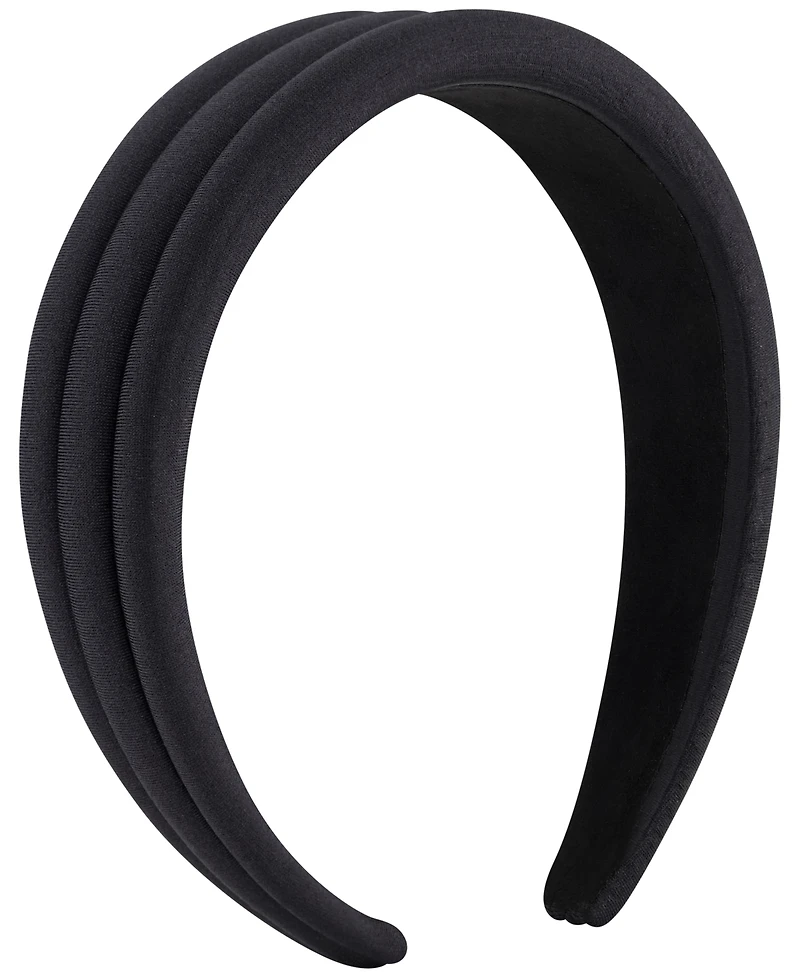 Each Jewels Women's Michelle Triple Piped Quilted Satin Sculptural Headband