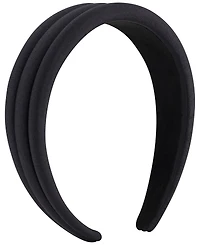 Each Jewels Women's Michelle Triple Piped Quilted Satin Sculptural Headband