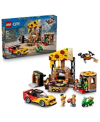 Lego City Pizza Delivery Experience with Vehicles 60496, 494-Piece Building Set, Ages 6+