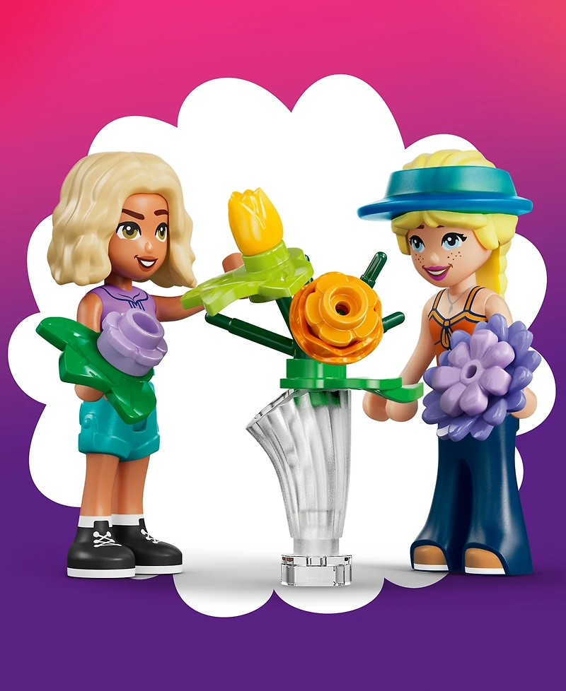 Lego Friends Creative Flower Shop 42693, 377-Piece Building Set, Ages 7+