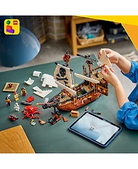 Lego Creator 3 in 1 Iconic Pirate Ship 31387 1,074-Piece Building Set, Ages 9+