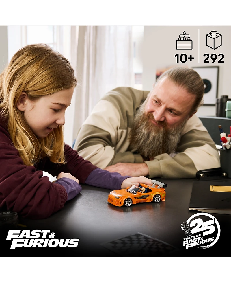 Lego The Fast and The Furious Toyota Supra MK4 77260, 292-Piece Building Set, Ages 10+