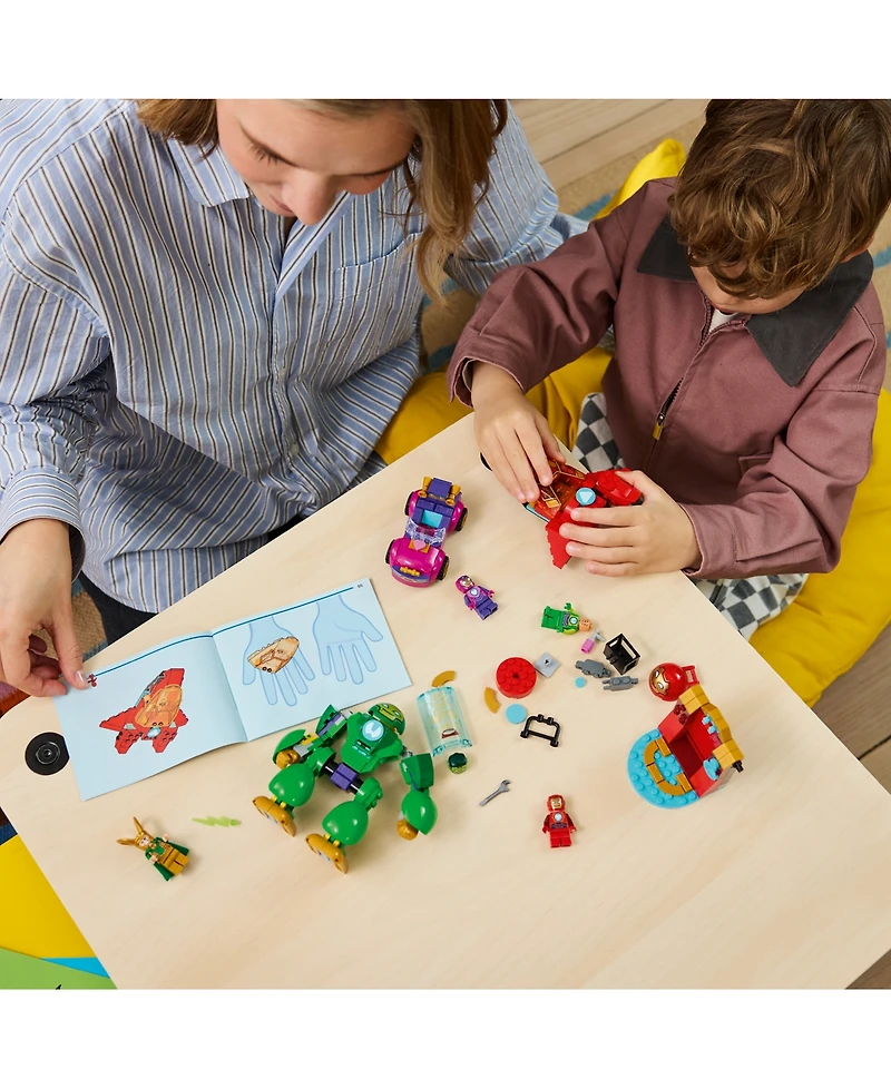 Lego Marvel Iron Man and His Awesome Friends Loki vs. Team Iron Man 11211 204-Piece Building Set, Ages 4+