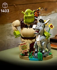 Lego Shrek: Shrek, Donkey Puss in Boots 72423 1,403-Piece Building Set, Ages 18+