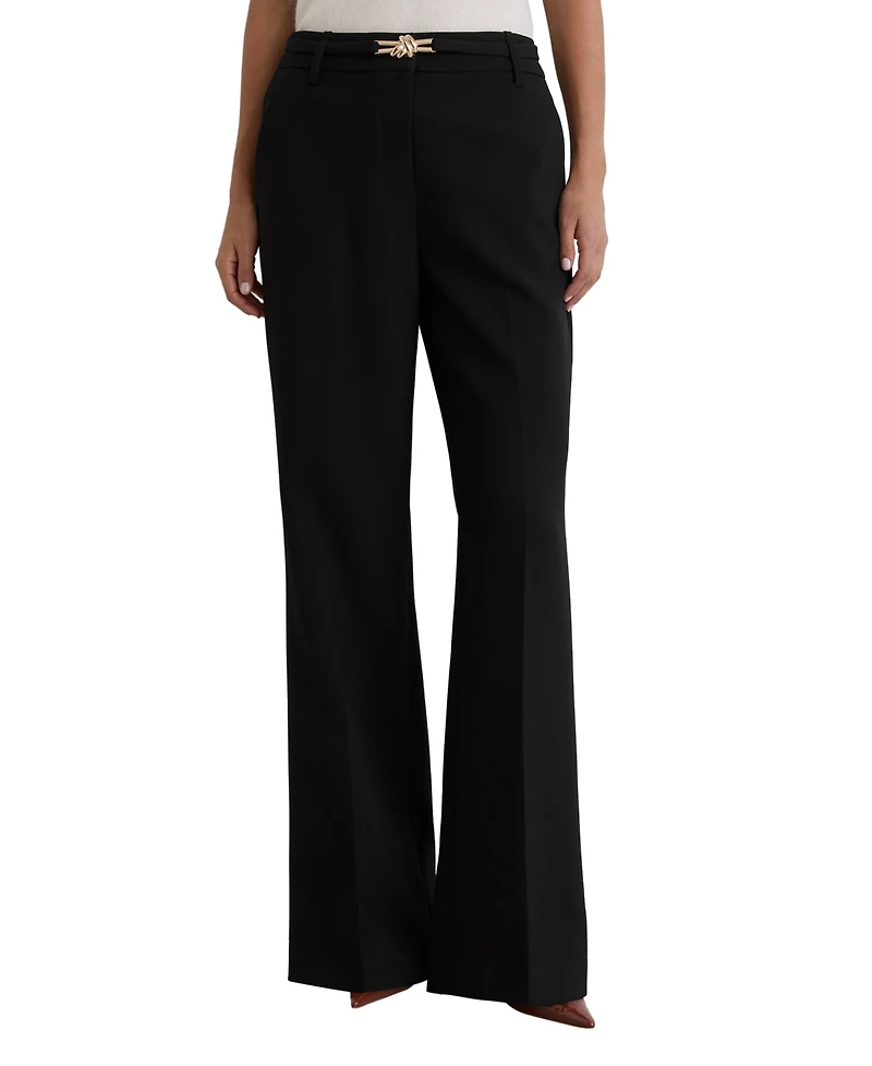 Reiss Women's Leona Flared-Belted Trousers
