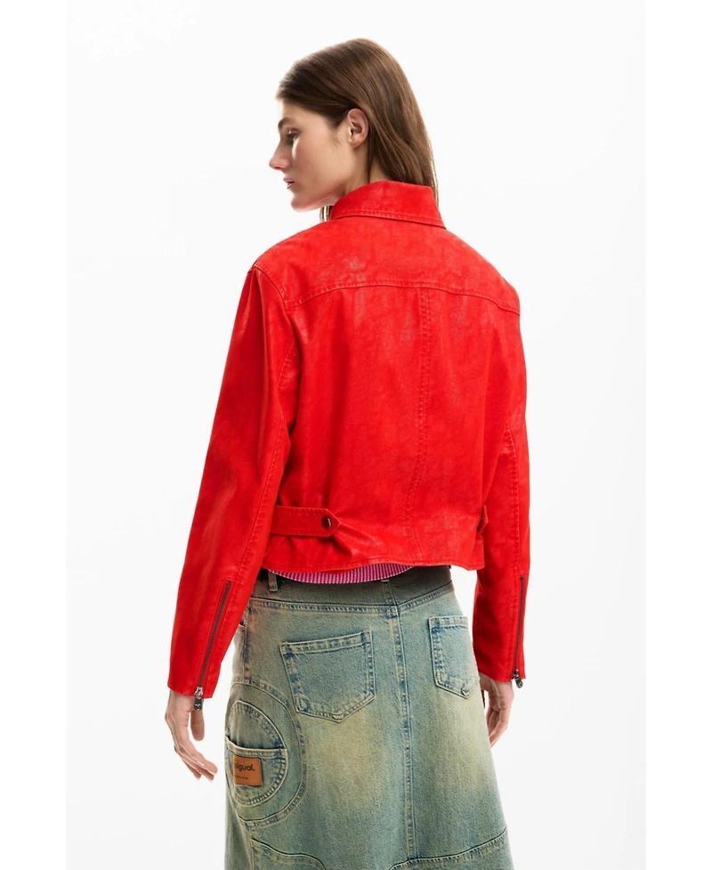 Desigual Women's faux leather jacket