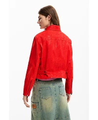 Desigual Women's faux leather jacket