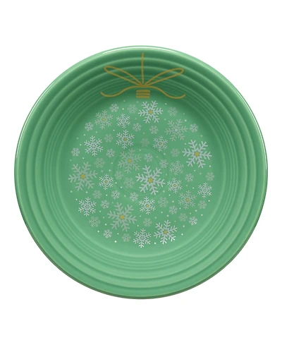 Fiesta Meadow Snowflakes Luncheon 9" Ornament Plate, Exclusively at Macy's