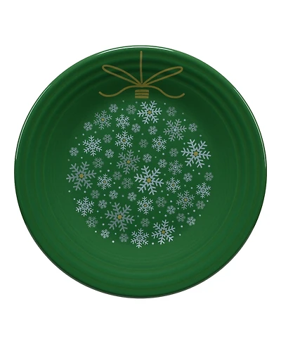 Fiesta Jade Snowflakes Luncheon 9" Ornament Plate, Exclusively at Macy's