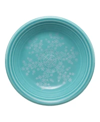 Fiesta Turquoise Snowflakes 7.25" Classic Rim Salad Plate, Exclusively at Macy's