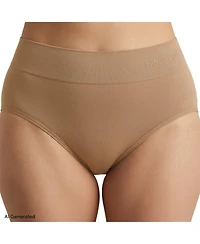 Lands' End Women's Hipster Cotton Comfort Seamless Basics 3 Pack Panties