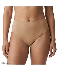 Lands' End Women's Bikini True Solutions Light Weight Microfiber Basics 3 Pack Panties