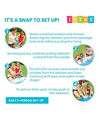 Intex Beach Days Snapset Instant Kids Childrens Swimming Pool