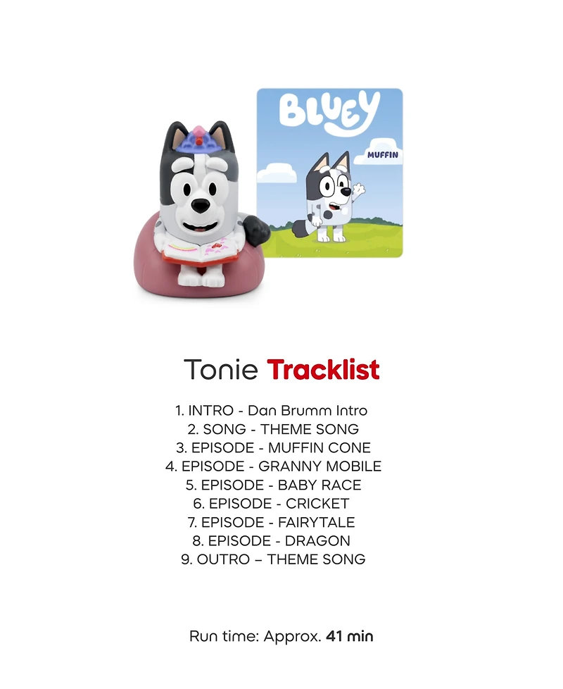 Tonies Toniebox 2 Bluey Bundle Screen-Free Audio Player, Ages 3+