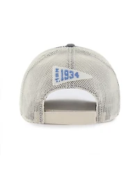 '47 Brand Men's Charcoal Detroit Lions Egremont Well-Worn Adjustable Trucker Hat