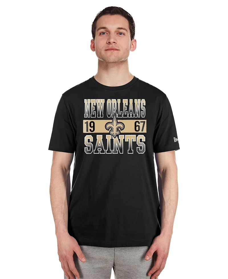 New Era Men's Black Orleans Saints City Team T-Shirt