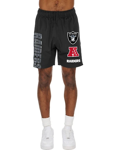 New Era Men's Black Las Vegas Raiders Match Shorts