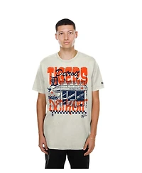 New Era Men's Cream Detroit Tigers Injection Lifestyle Foodie Fashion T-Shirt