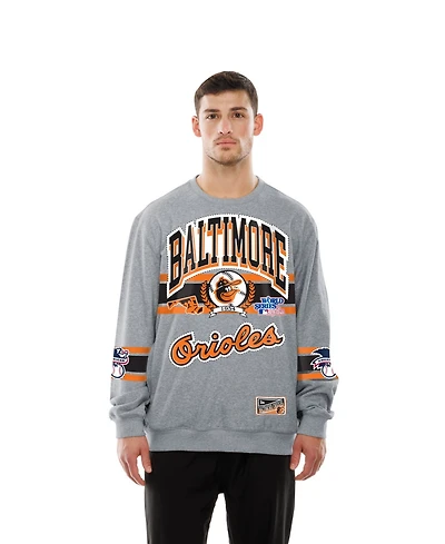 New Era Men's Gray Baltimore Orioles Sport Classics Sweatshirt